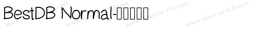 BestDB Normal字体转换